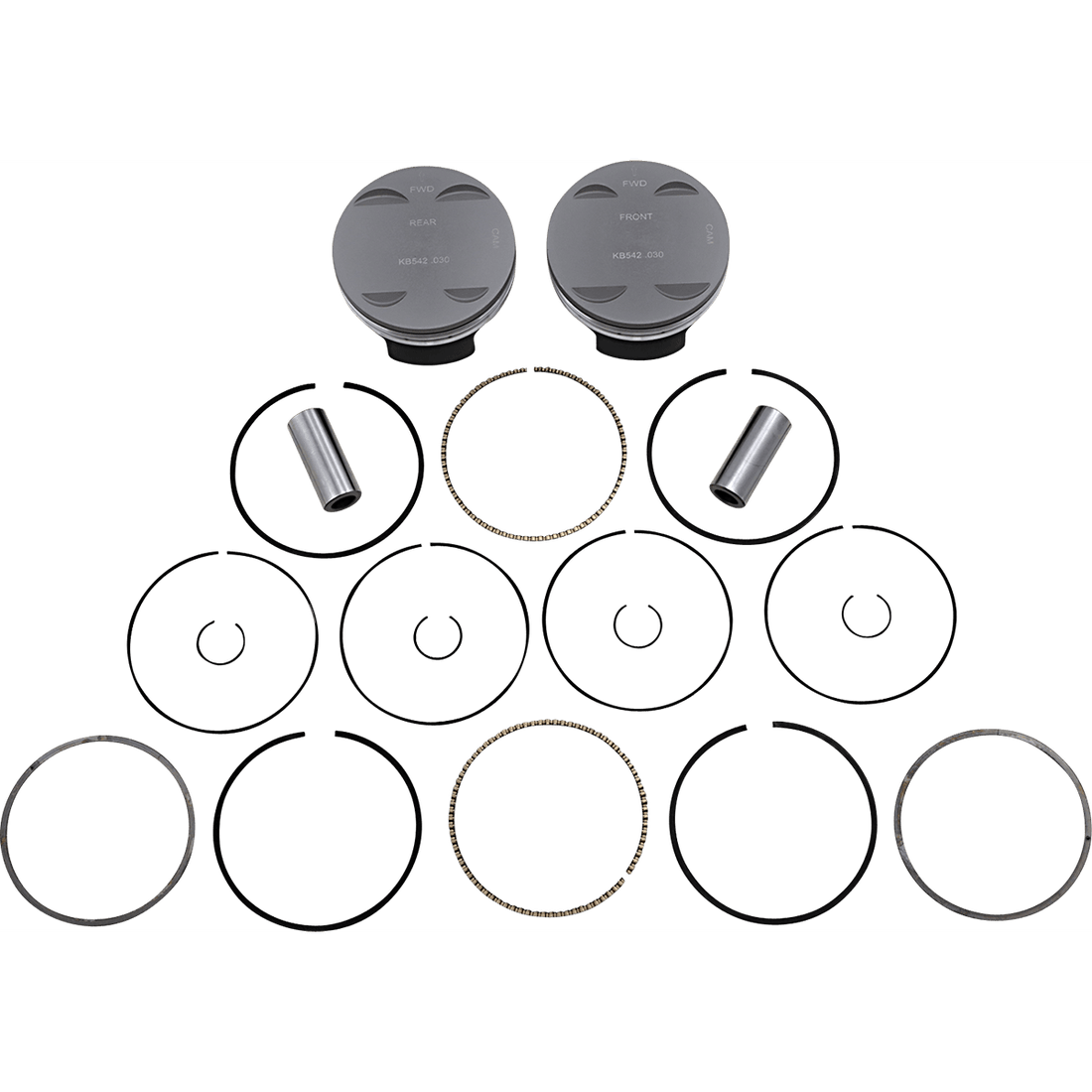 KB PERFORMANCE PISTON KIT M8 117" +030