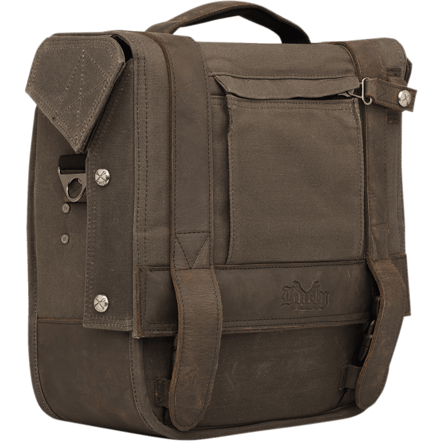 BURLY BRAND Detachable Saddlebag Dark Oak B151000D