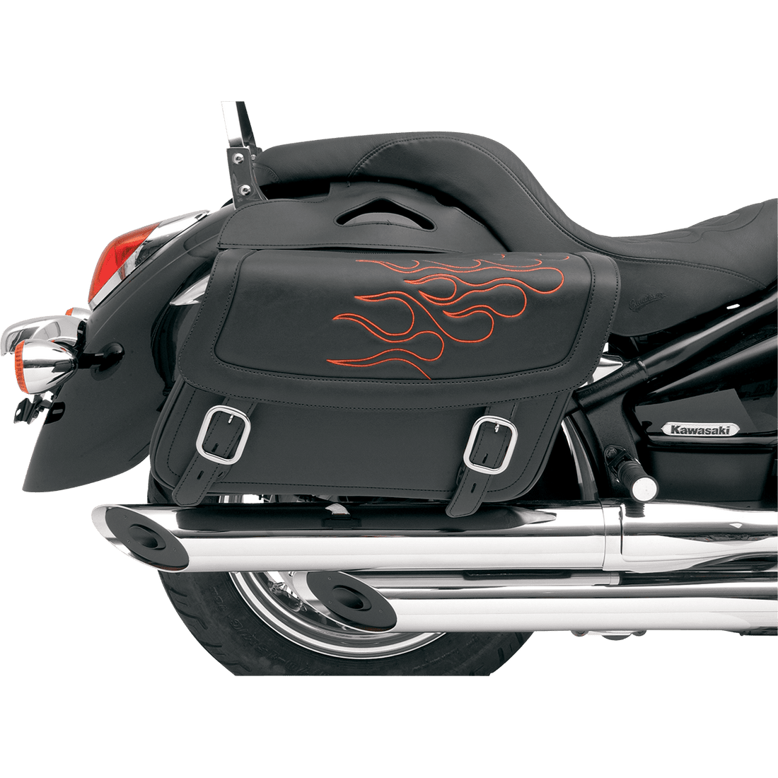 SADDLEMEN Flame Saddlebag Orange Medium X021050406