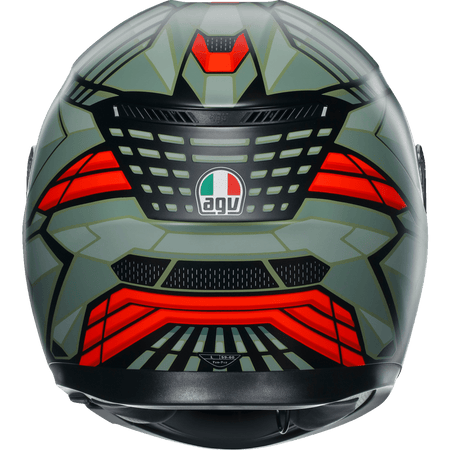 AGV K3 Helmet Decept Matte Black/Green/Red Small 2118381004010S