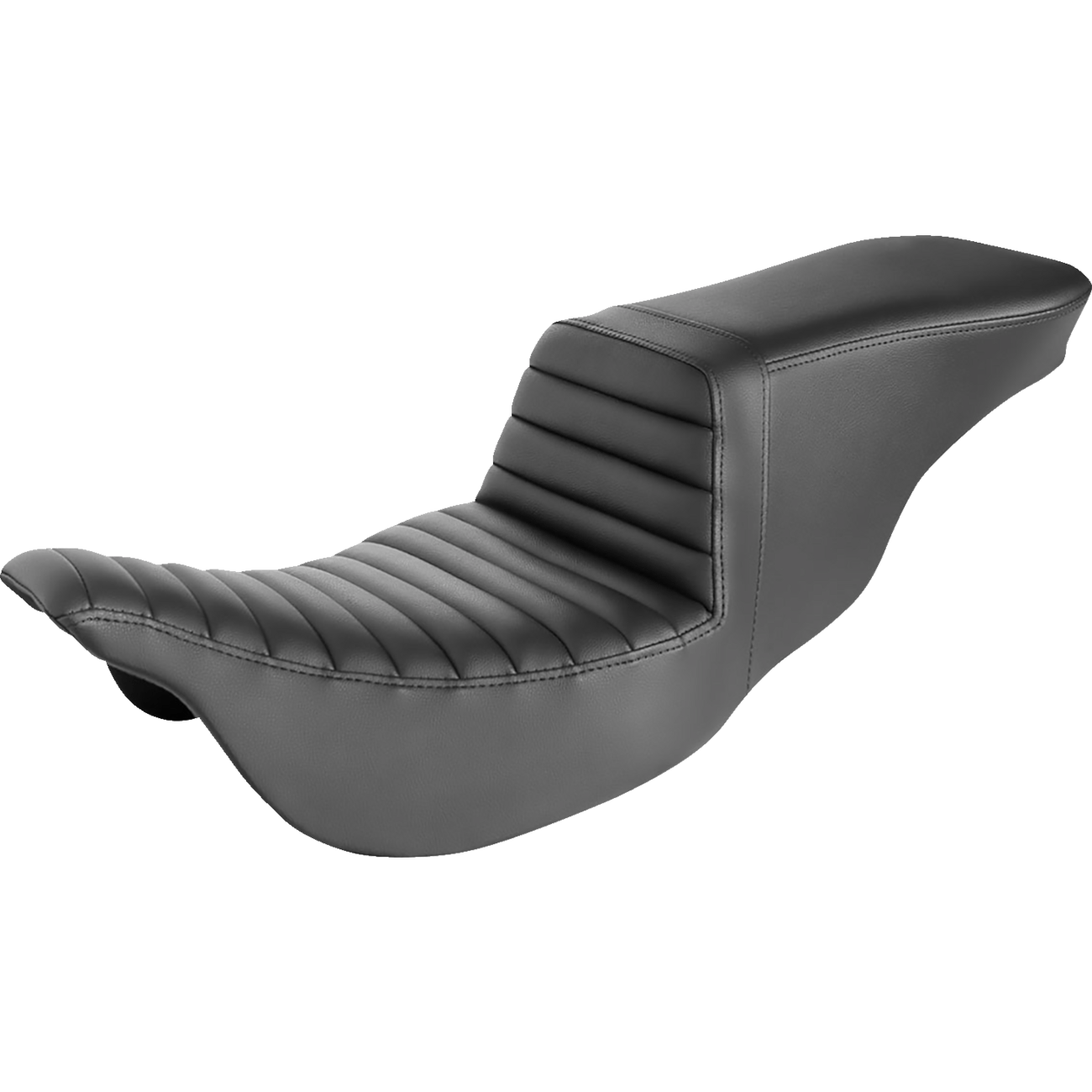 SADDLEMEN Tour Step-Up Seat Tuck-n-Roll Black FL '08-'22 80807B191