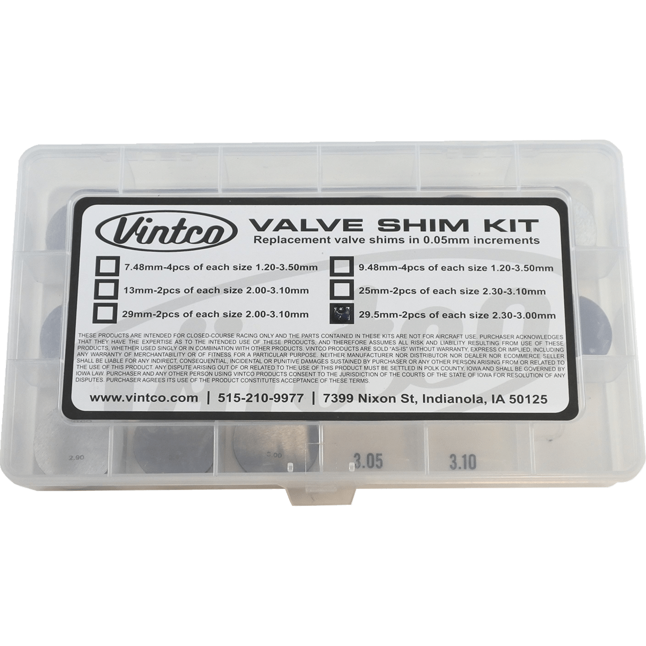 VINTCO Vintage Shim Kit 295SHIMKIT