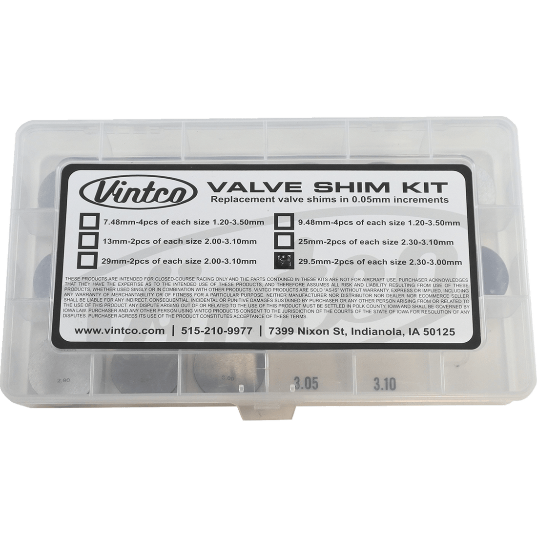 VINTCO Vintage Shim Kit 295SHIMKIT