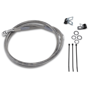 DRAG SPECIALTIES Brake Line Front +2" Stainless Steel