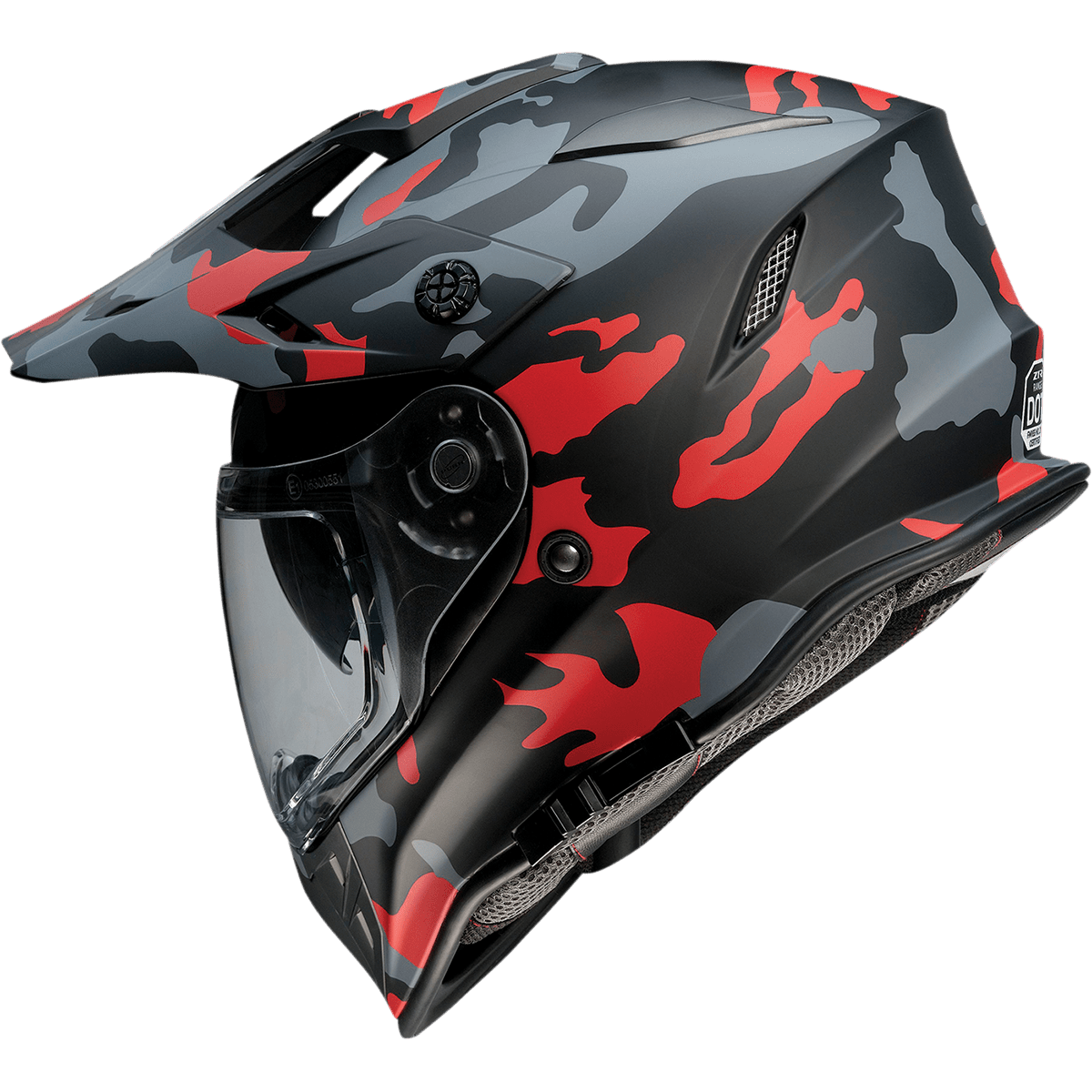 Z1R Range Helmet Camo Red Large