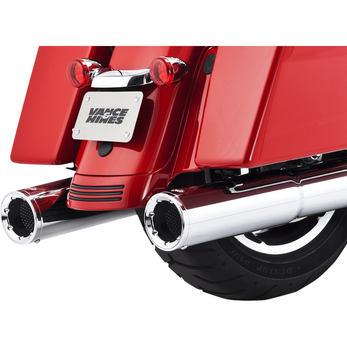 VANCE & HINES Hi-Output Mufflers Chrome 16463