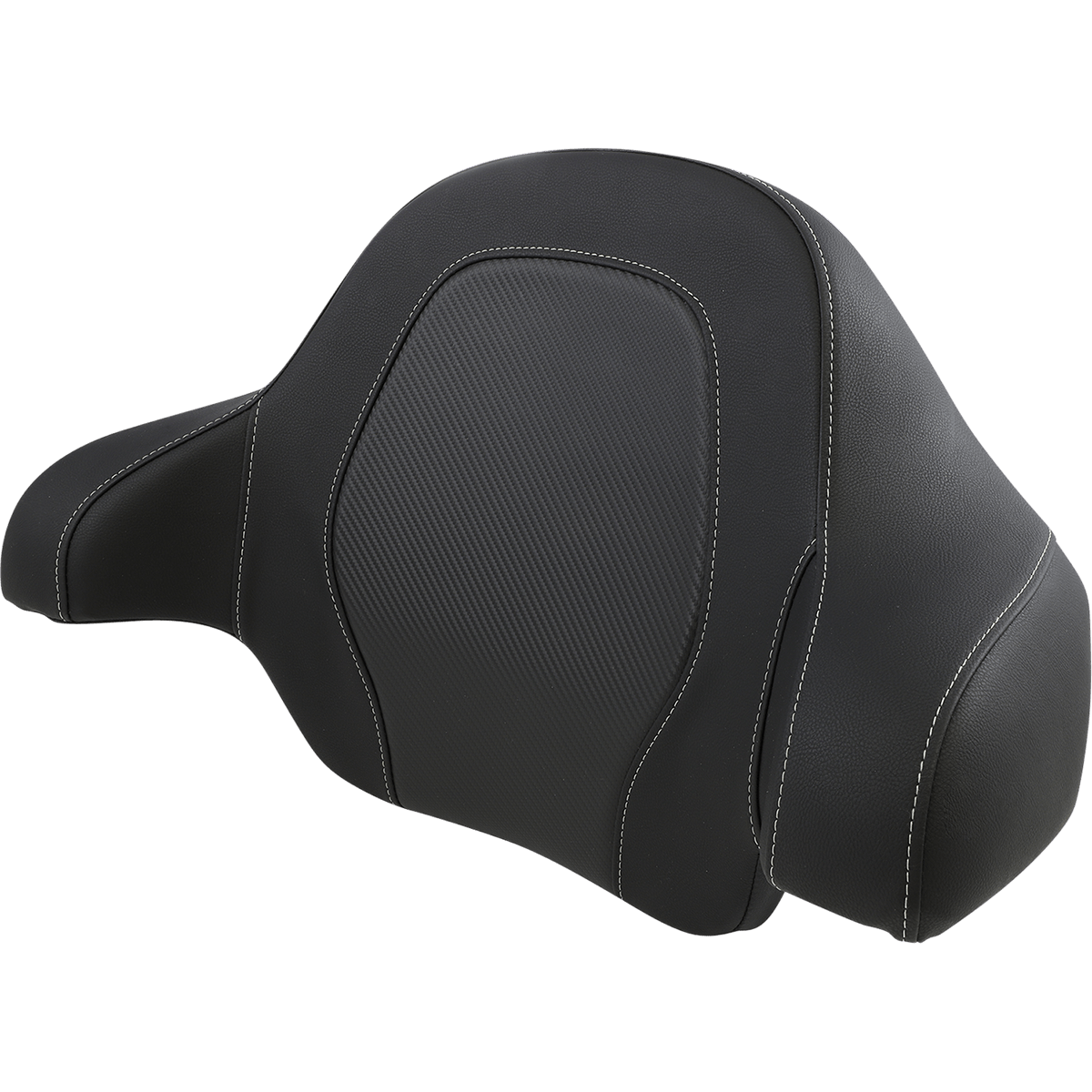 SADDLEMEN Tour-Pak® Backrest Pad RoadSofa Black Carbon Fiber FL '14-'23 81407TPACKCF