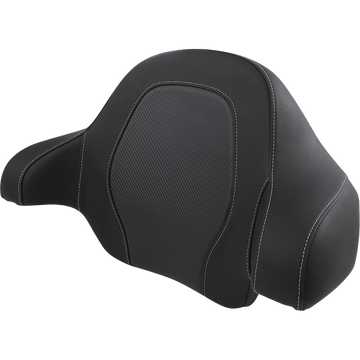 SADDLEMEN Tour-Pak® Backrest Pad RoadSofa Black Carbon Fiber FL '14-'23 81407TPACKCF