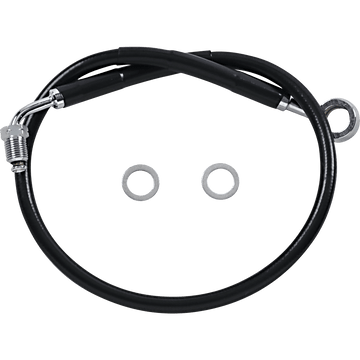 DRAG SPECIALTIES Brake Line Front Upper Black