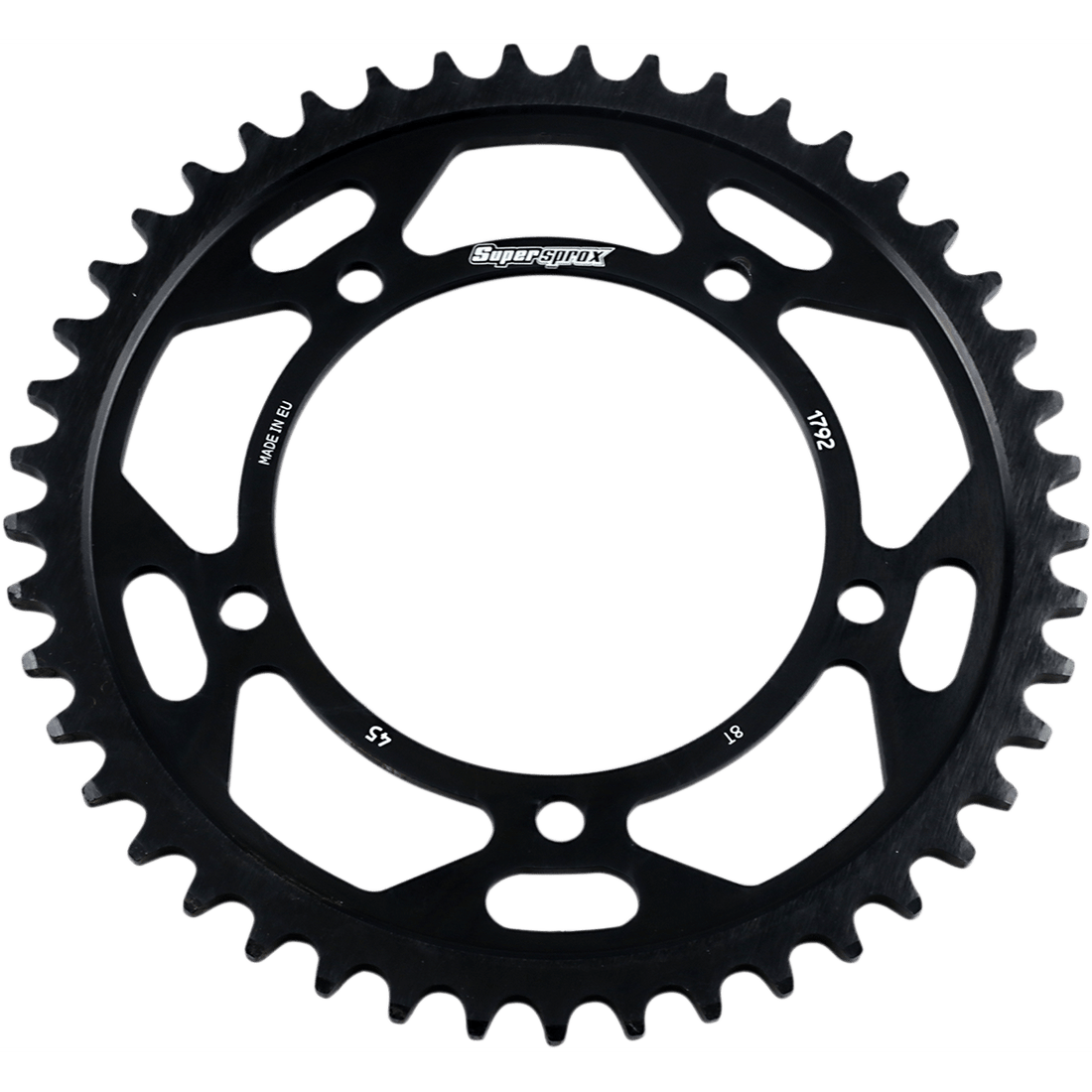 SUPERSPROX Edge Rear Sprocket Black 45 Tooth