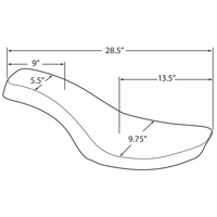 DRAG SPECIALTIES Spoon Seat Classic FX/FL '58-'84