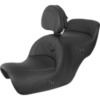 SADDLEMEN Heated Roadsofa™ Seat Includes Backrest Black H8807187BRHCT