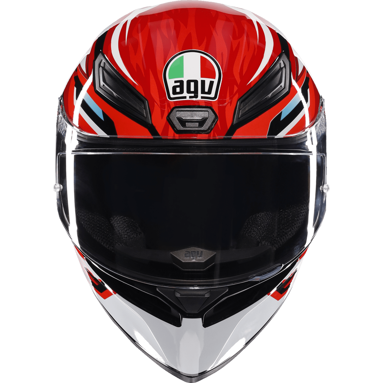 AGV K1 S Helmet Lion Black/Red/White Small 2118394003035S