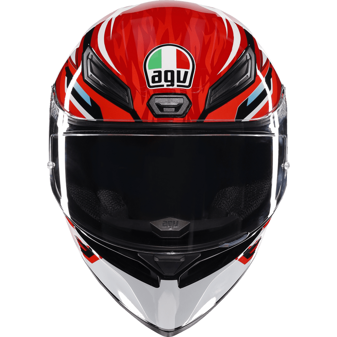 AGV K1 S Helmet Lion Black/Red/White Medium 2118394003035M