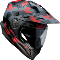 Z1R Range Helmet Camo Red Medium