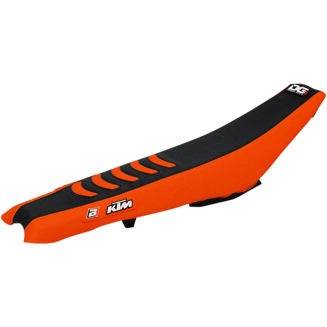 BLACKBIRD RACING Double Grip 3 Seat Cover Black/Orange SXF