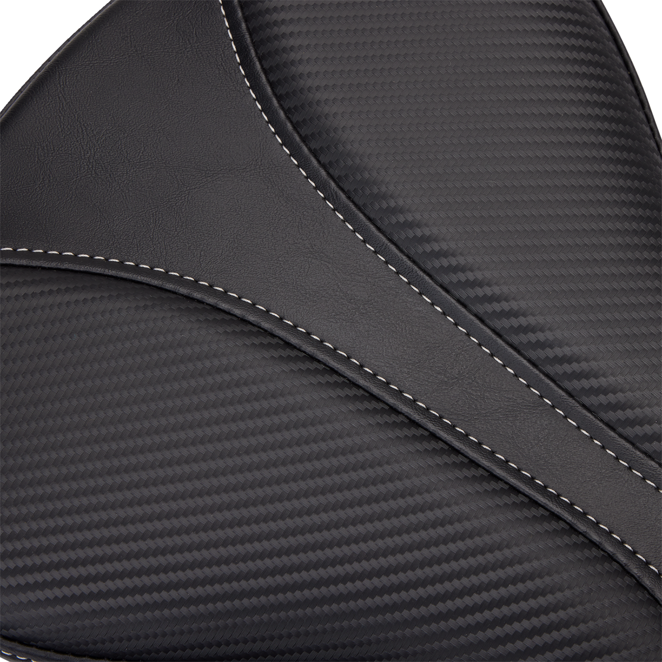 SADDLEMEN Dominator Pillion Pad Standard Reach Black w/ Gray Stitching FL/FX '06-'17 806120162