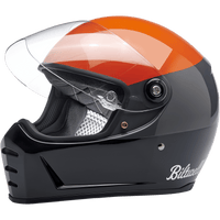 BILTWELL Lane Splitter Helmet Gloss Podium Orange/Gray/Black Medium 1004550103