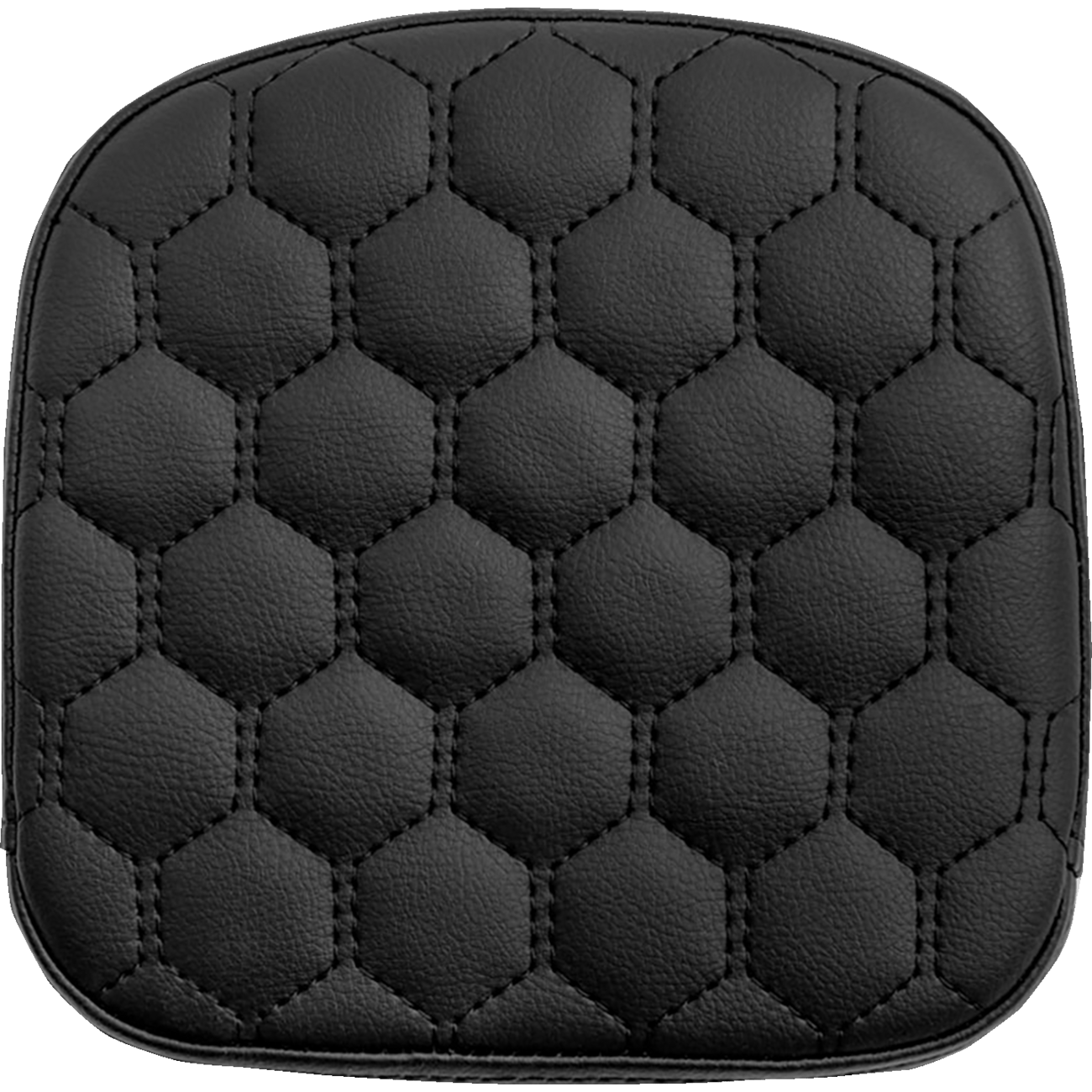 SADDLEMEN Sissy Bar Pad Honeycomb Black Stitching 040749