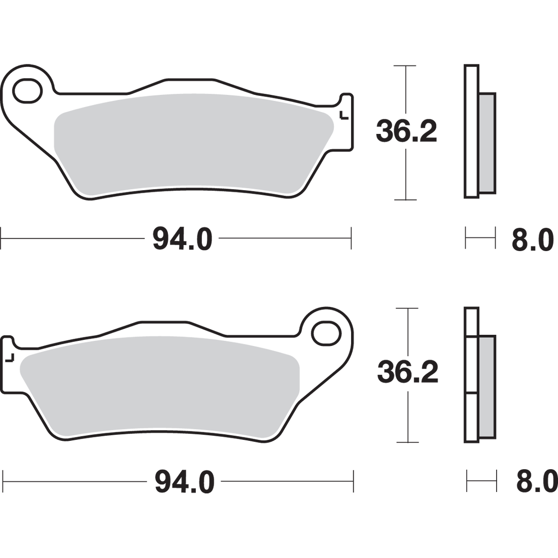 SBS LS Brake Pads 671LS