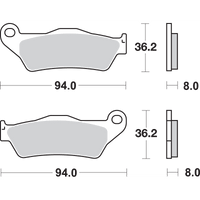 SBS LS Brake Pads 671LS