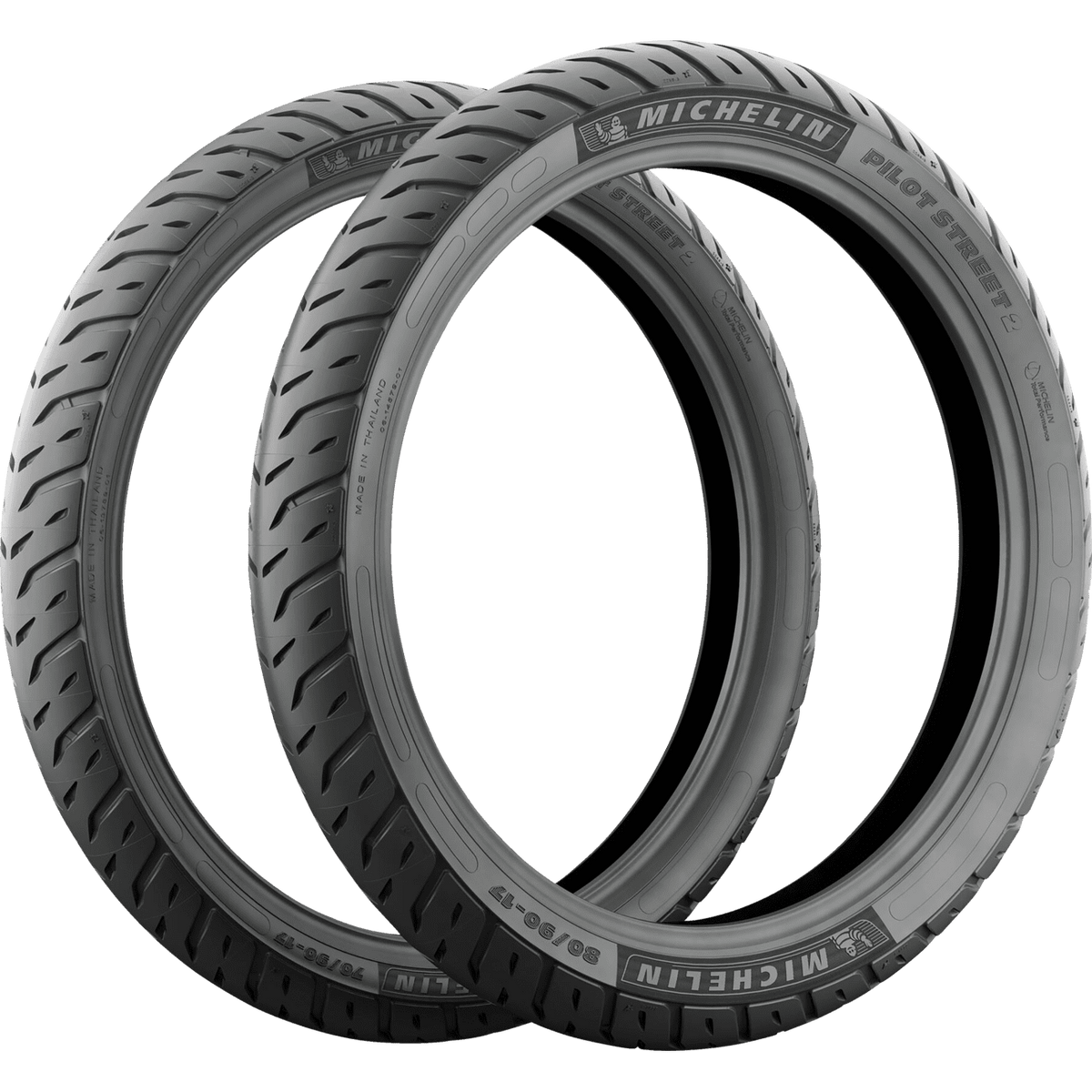 MICHELIN Tire Pilot Street 2 Front/Rear 80/90-17 50S 74609