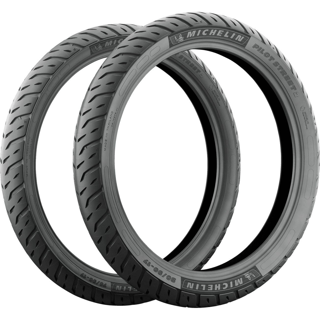 MICHELIN Tire Pilot Street 2 Front/Rear 80/90-17 50S 74609