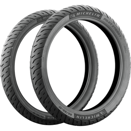 MICHELIN Tire Pilot Street 2 Front/Rear 80/90-17 50S 74609