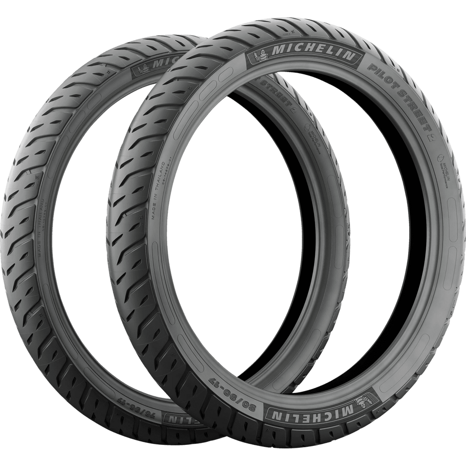 MICHELIN Tire Pilot Street 2 Front/Rear 130/70-12 62S 90993