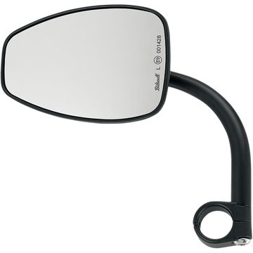 BILTWELL Mirror w/mount Tear Drop Black 6504501131