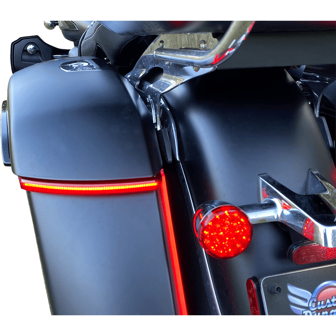 CUSTOM DYNAMICS Saddlebag Lights Red CDINDBAGINTR