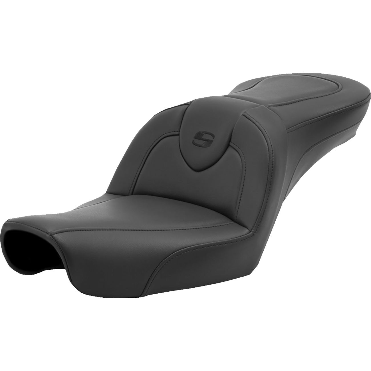 SADDLEMEN Roadsofa™ Seat without Backrest Black/Black Stitching FXD '96-'03 89604187