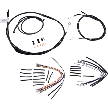 BURLY BRAND Control Kit 12" Ape Hanger Handlebars B301033