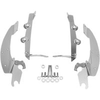 MEMPHIS SHADES Batwing Trigger Lock Mounting Kit Aero Polished MEK1908