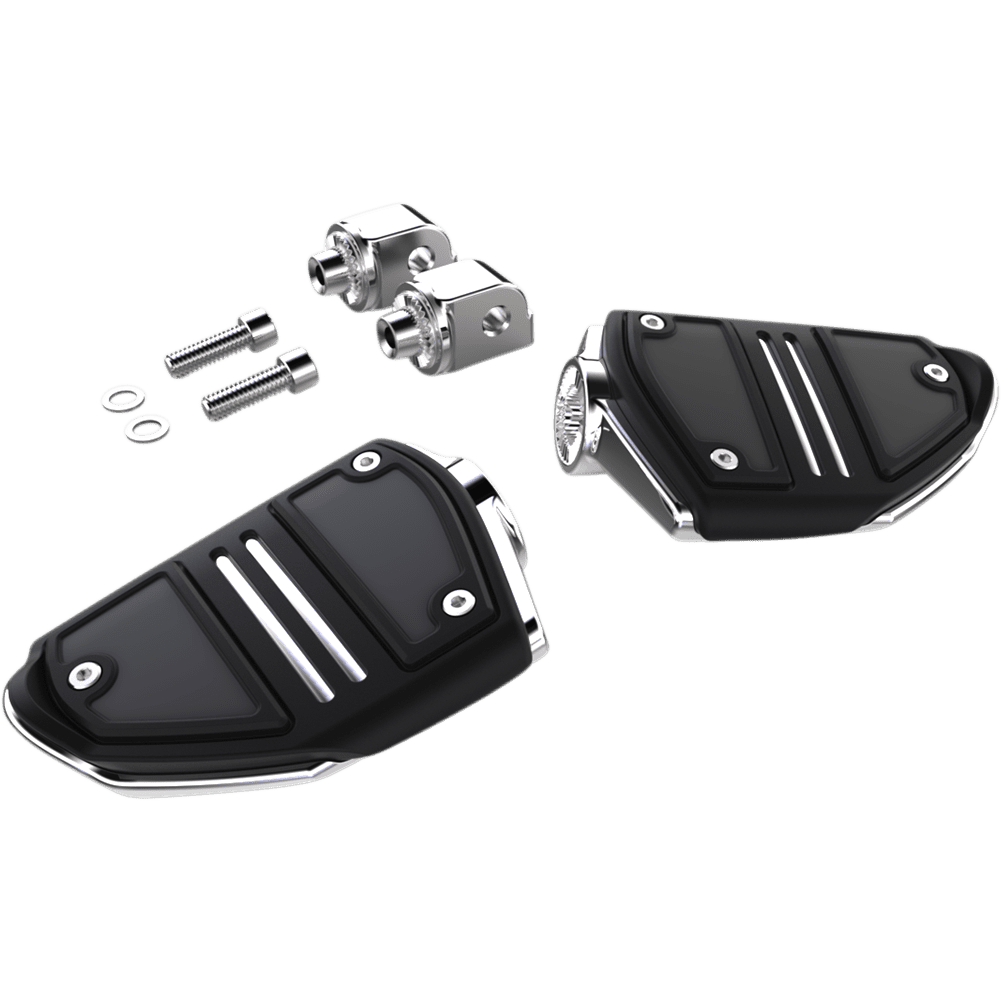 CIRO Twin Rail Footpeg With Mount Chrome Softail 61406