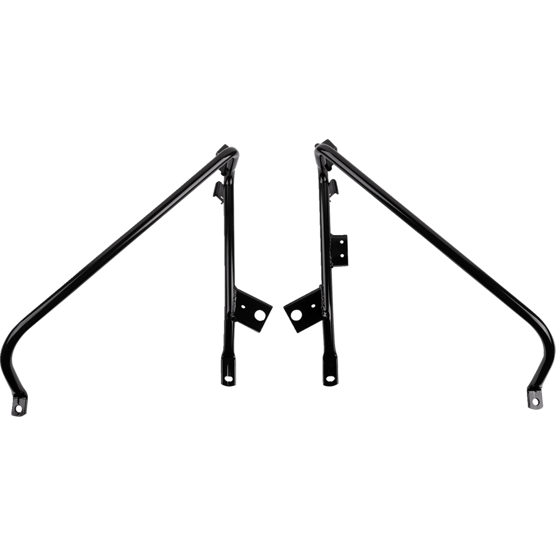 DRAG SPECIALTIES Saddlebag Support Brackets Black FL '09-'10