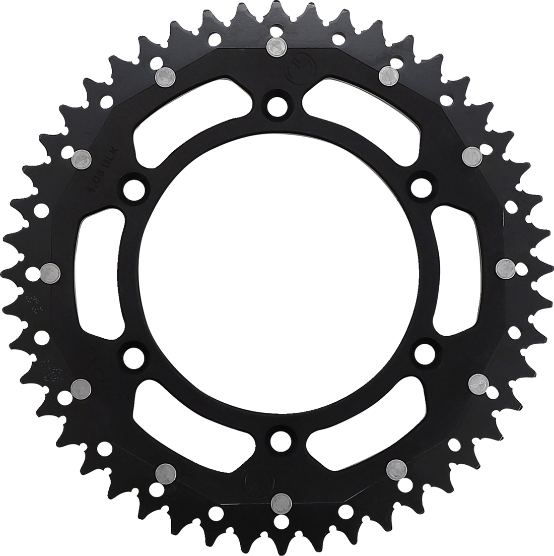 MOOSE RACING Dual Sprocket Black 48 Tooth