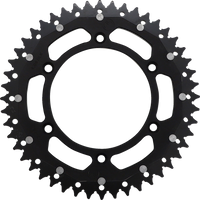 MOOSE RACING Dual Sprocket Black 48 Tooth