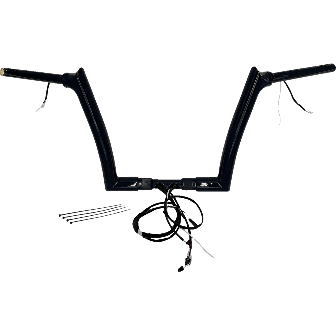 FAT BAGGERS INC. Handlebar Kit Pointed Top 12" Black 812912B