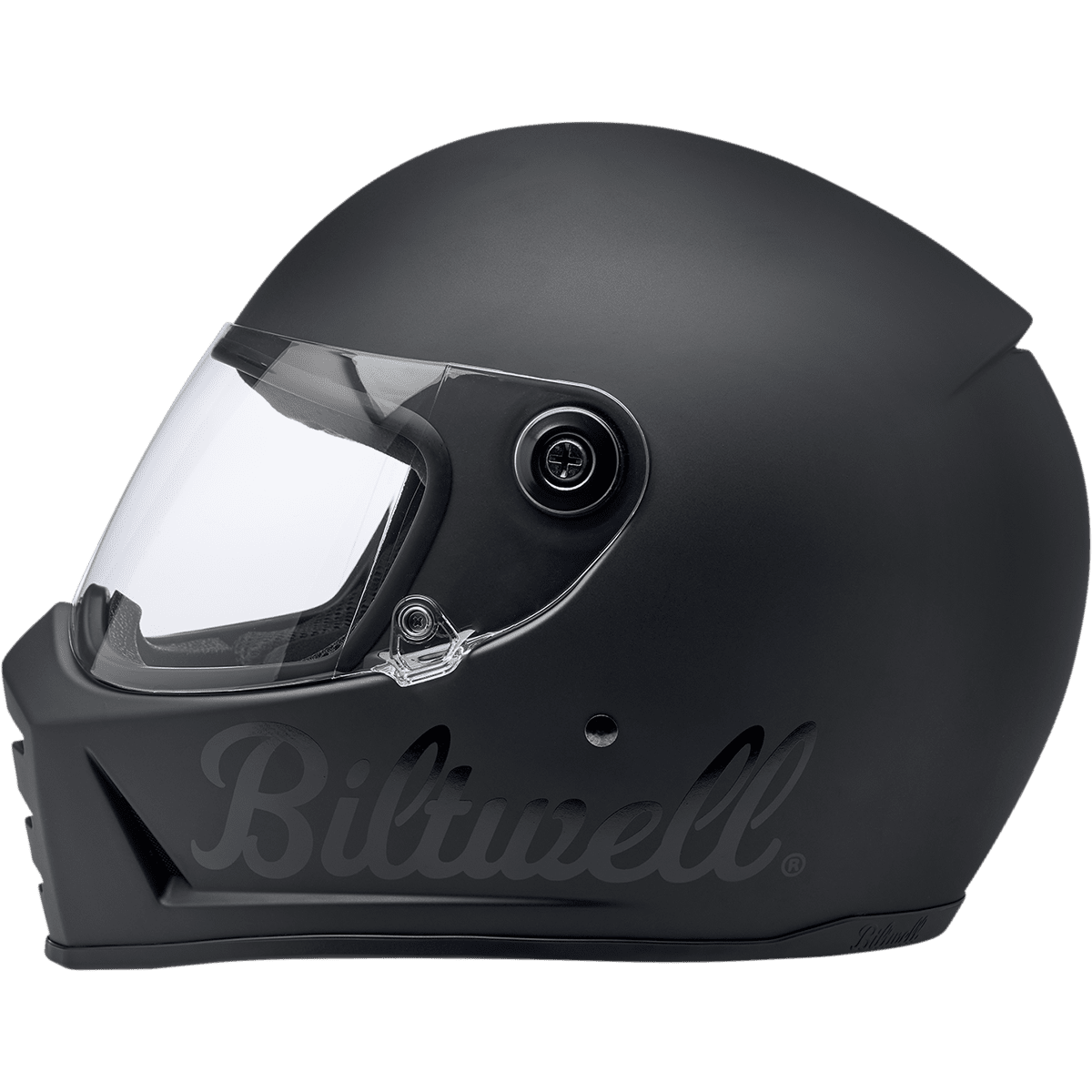 BILTWELL Lane Splitter Helmet Flat Black Factory Medium 1004638103