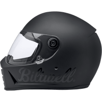 BILTWELL Lane Splitter Helmet Flat Black Factory Medium 1004638103