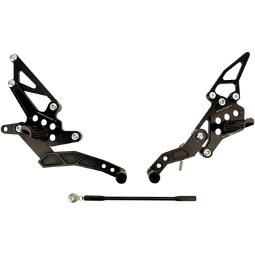 DRIVEN RACING TT Rearset FZ07 DRP709BK