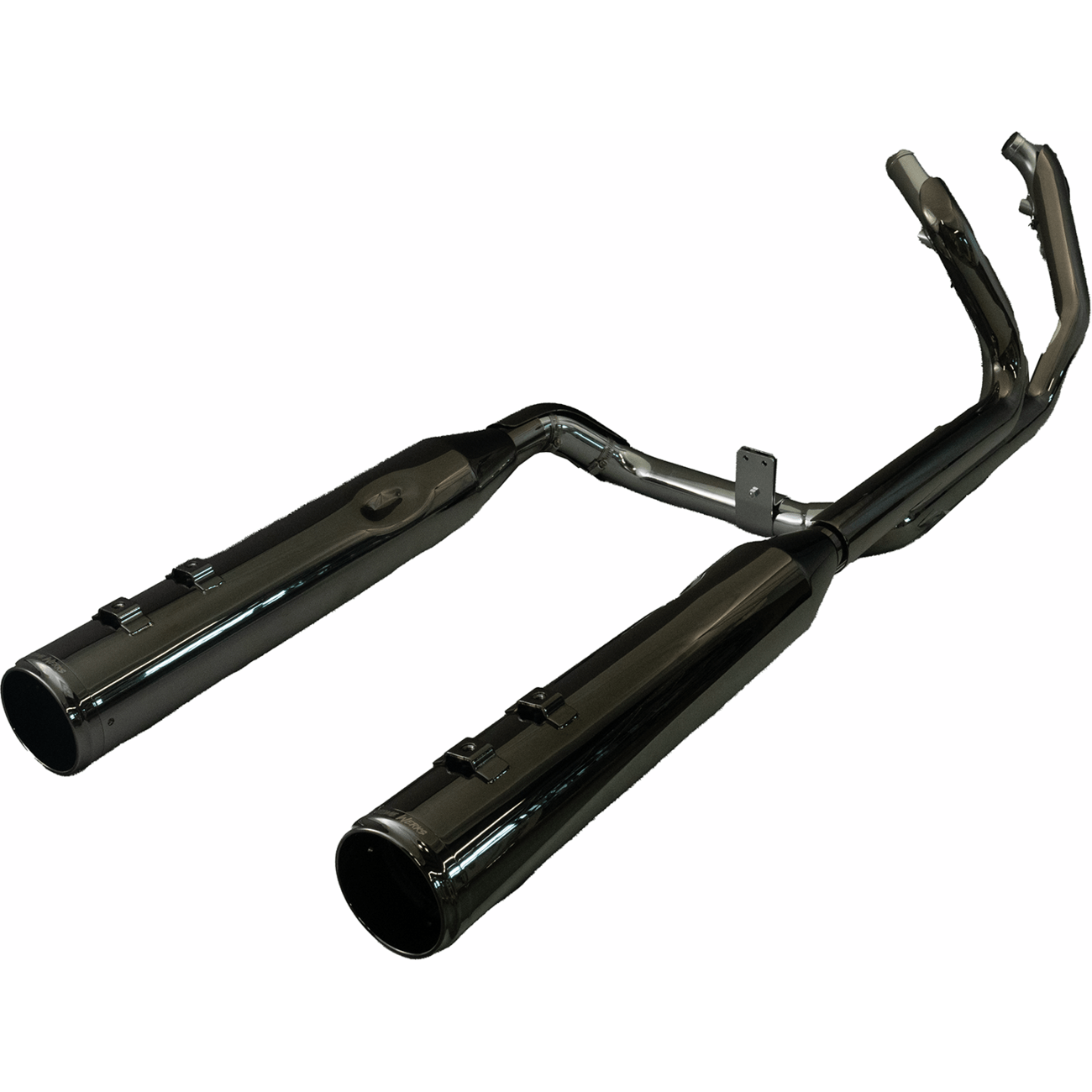 KHROME WERKS 2-into-2 Dominator Exhaust System with 4-1/2" Mufflers Eclipse® with Race Tip Twin Cam