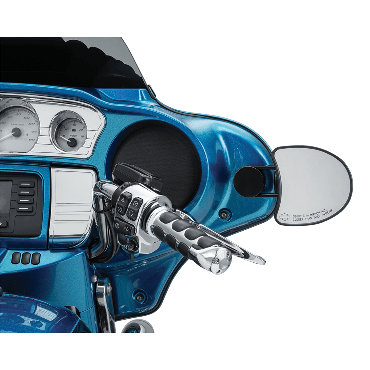 KURYAKYN Adjustable Mirror Mount '14-'21 FLHX