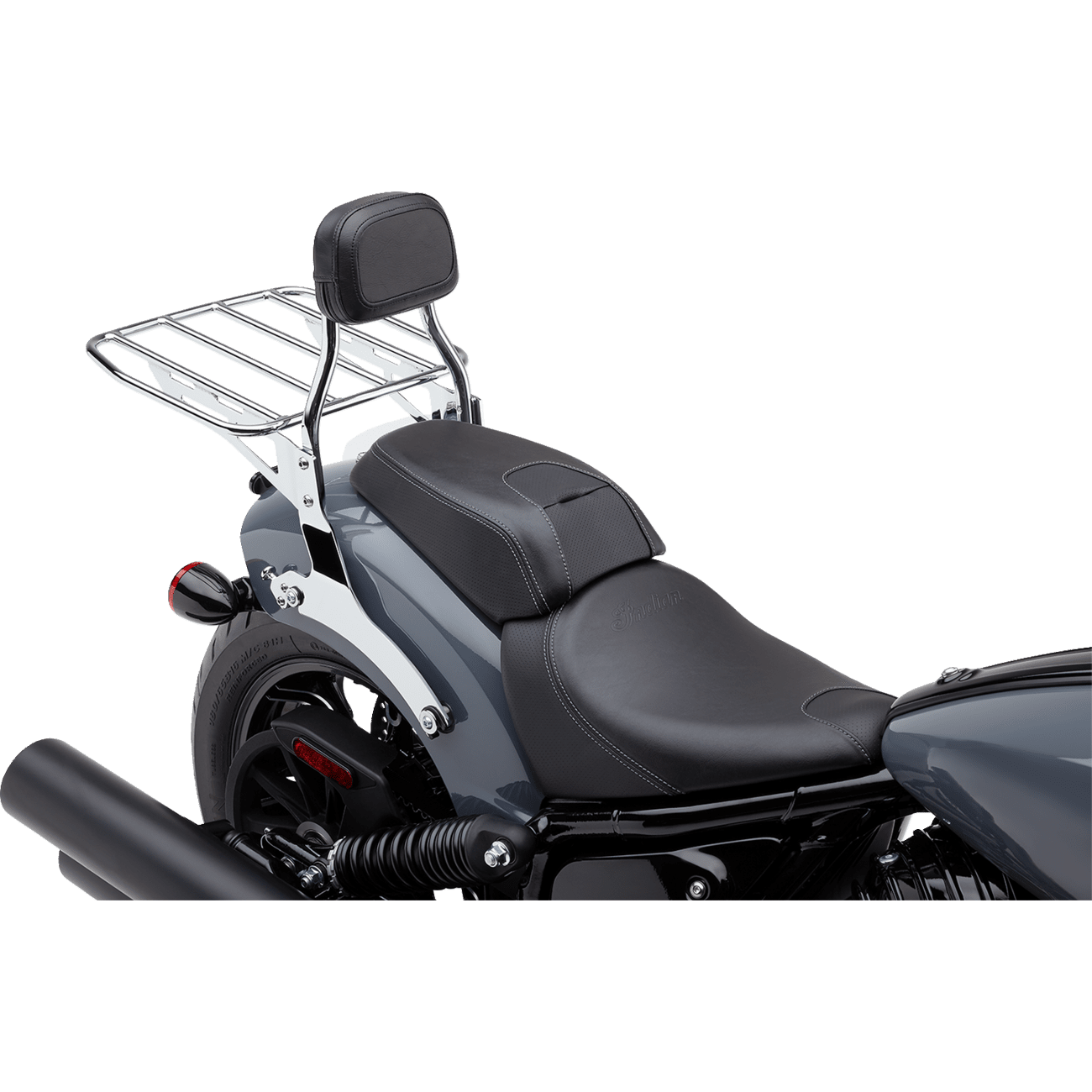 COBRA Detachable Backrest Mini Chrome Chieftain 5022012