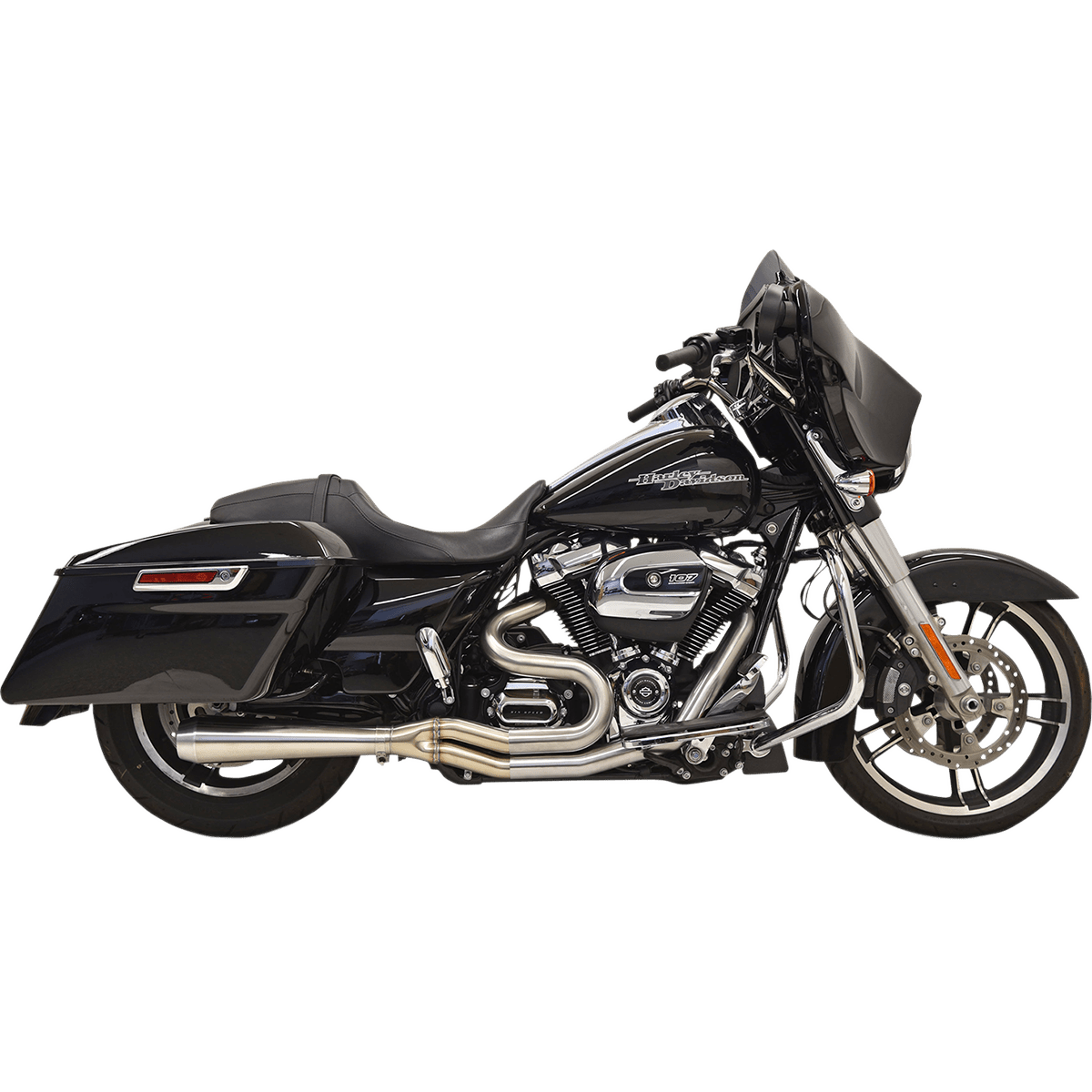 BASSANI XHAUST 2:1 Exhaust Stainless Steel 1F22SS