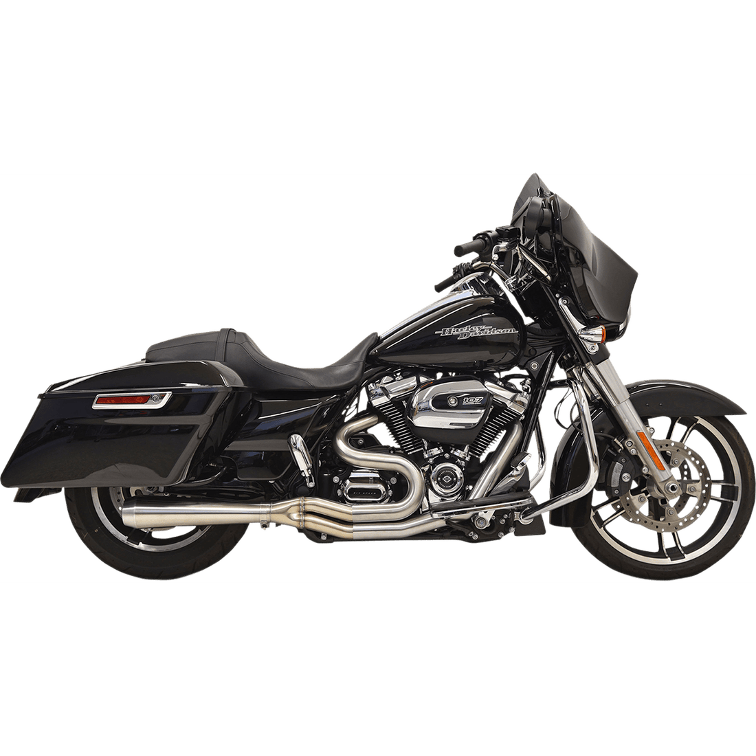 BASSANI XHAUST 2-into-1 Road Rage 3 Exhaust System Stainless Steel 49-State