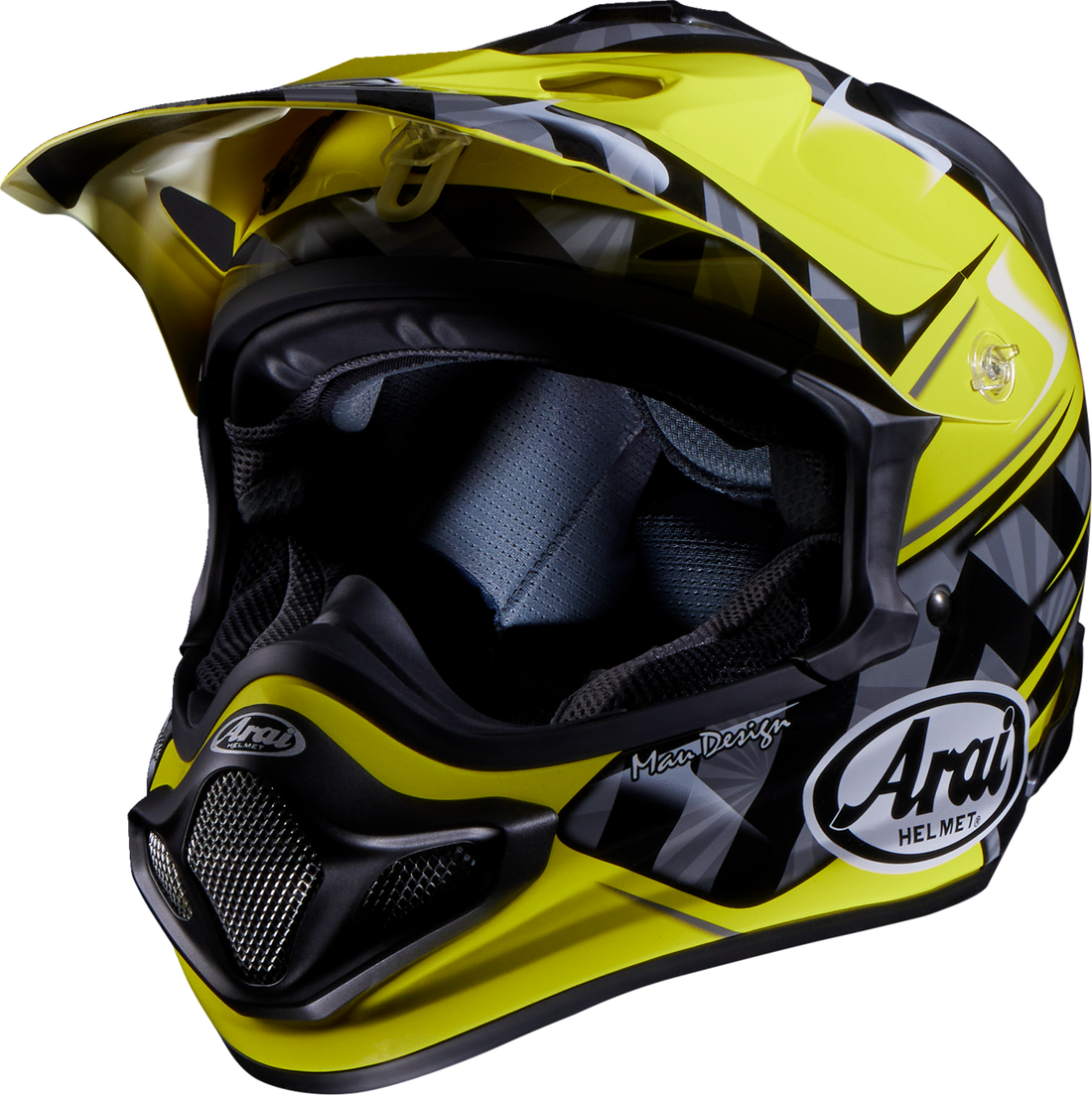 ARAI HELMETS VX-Pro4 Helmet Scoop Yellow Medium 01108198