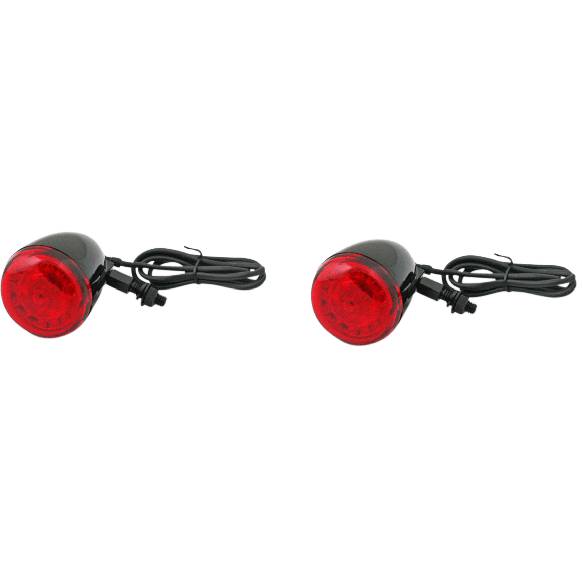 CUSTOM DYNAMICS ProBEAM® Universal Turn Signals Gloss Black/Red PBUNVRTSRB