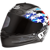 6D HELMETS ATS-1R Helmet Patriot Red/White/Blue Small 300695